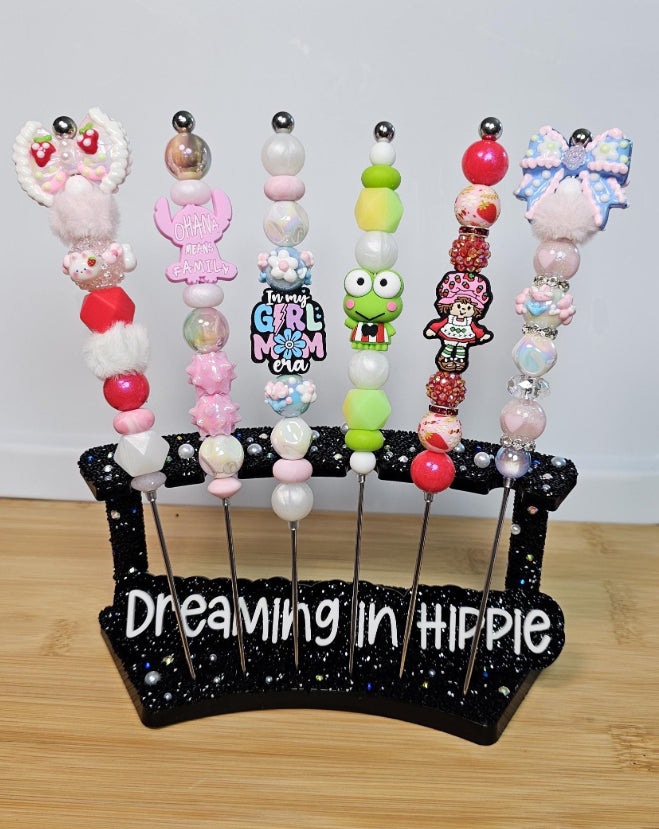 Beaded Stainless Steel Pokey Tool / Sanrio / Strawberry Shortcake / Angel Stitch Cookie Scribe, Vinyl Weeding, Snow Globe Pokey Tool