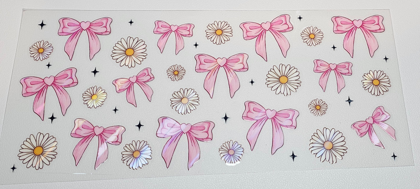 Holographic Daisy and Flower UVDTF Wrap 16 oz
