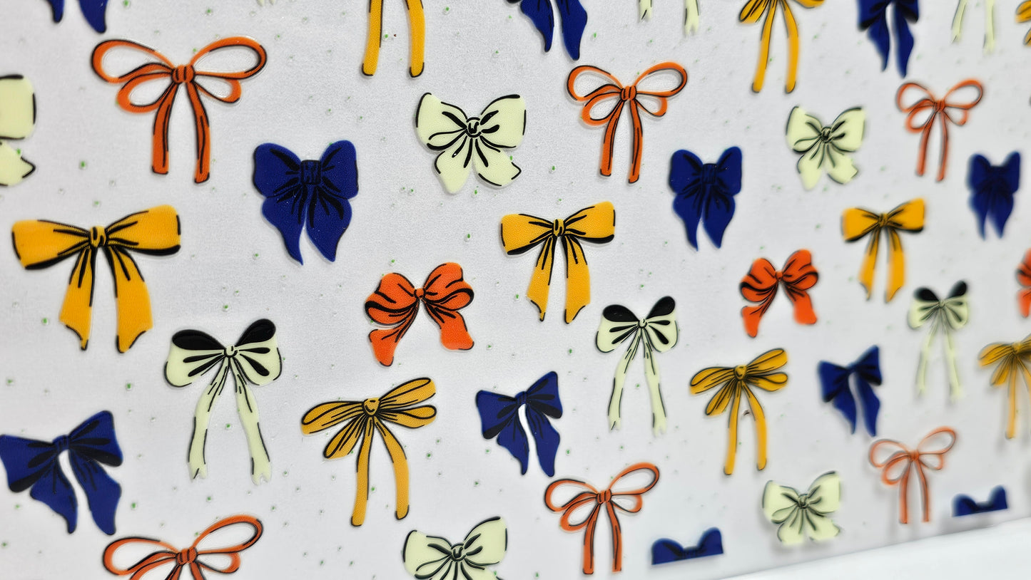 Multicolored Bows UVDTF Wrap 16 oz