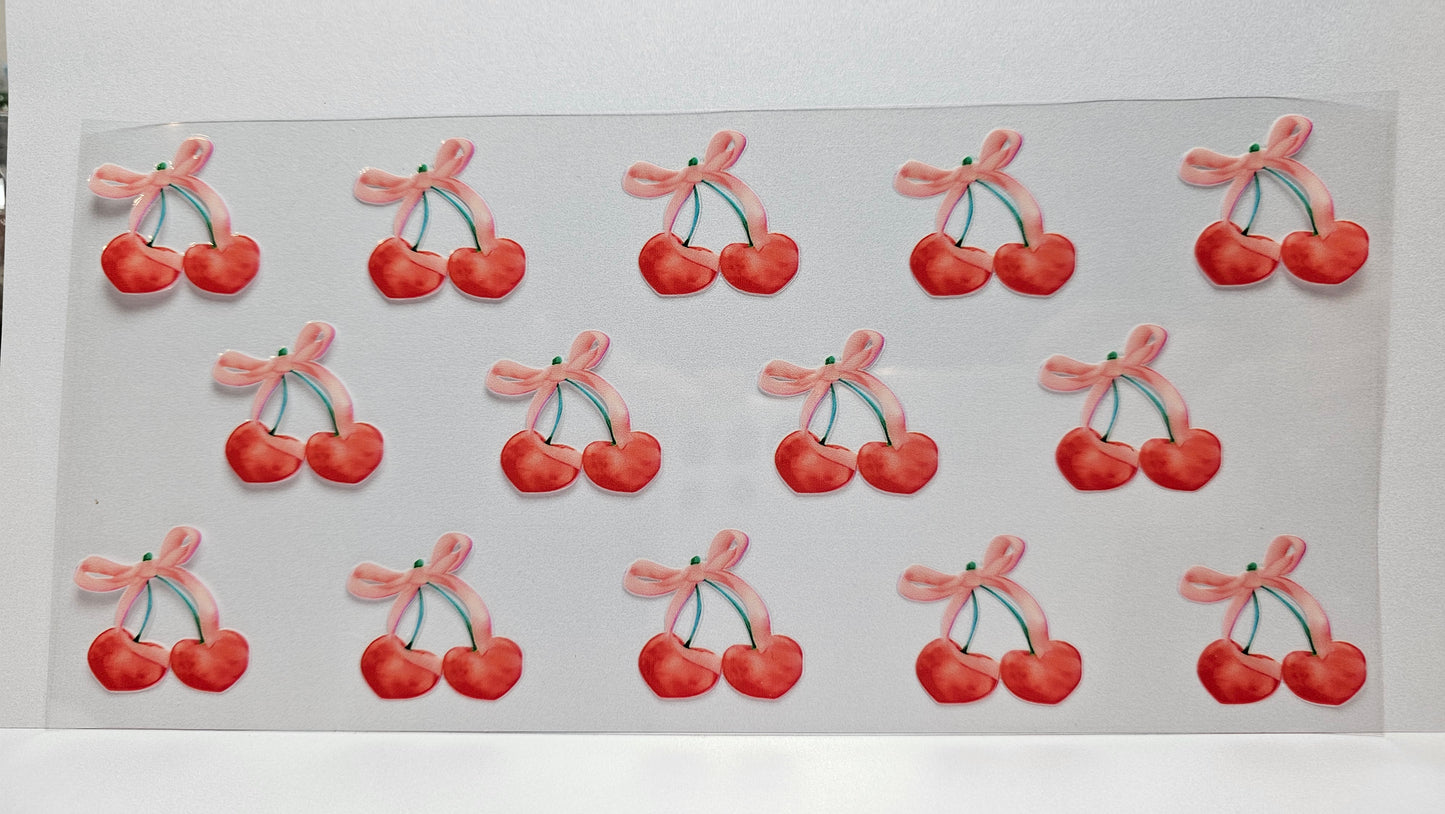 Cherries and Bows UVDTF Wrap 16 oz