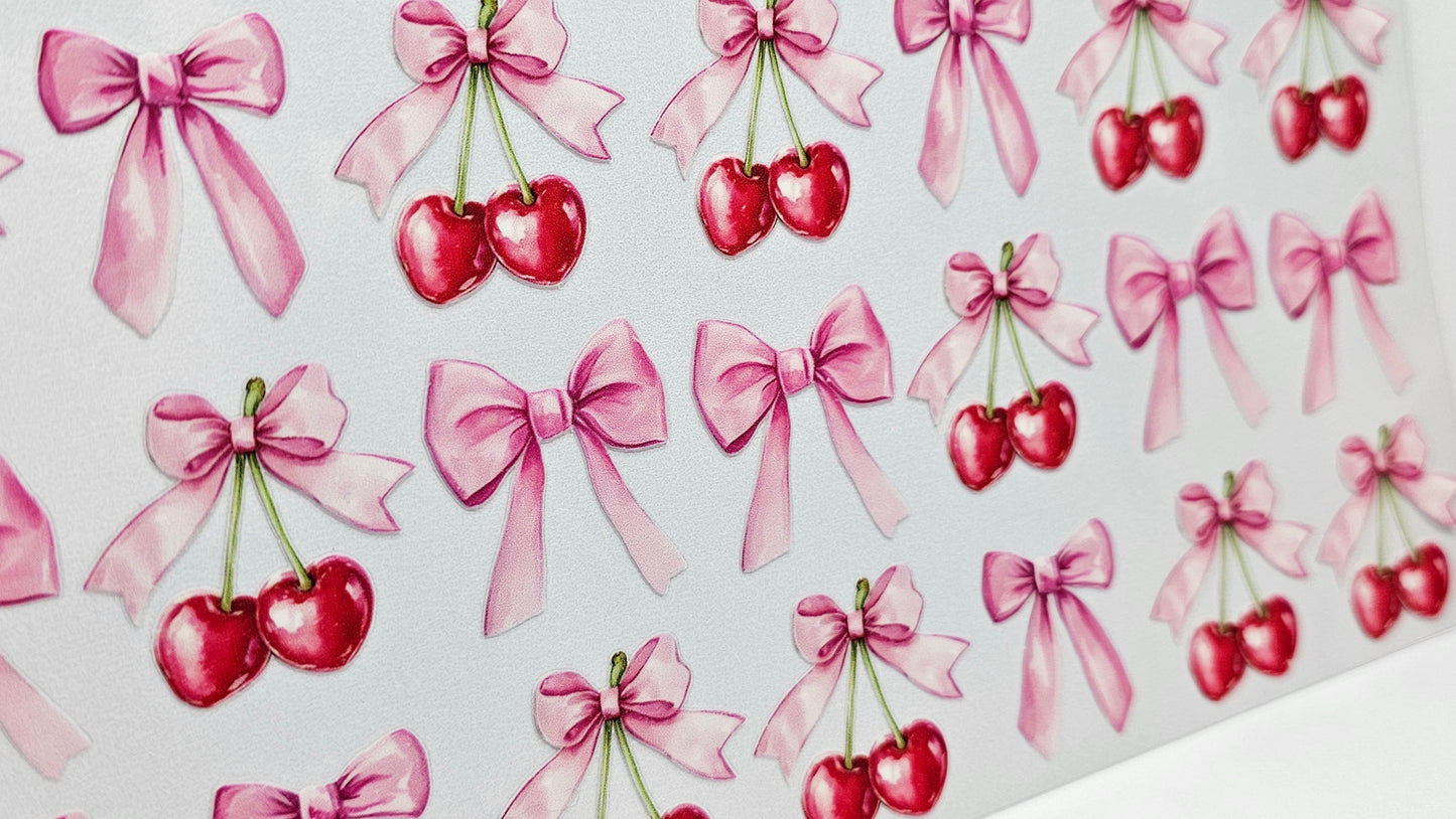 Cherries and Bows UVDTF Wrap 16 oz