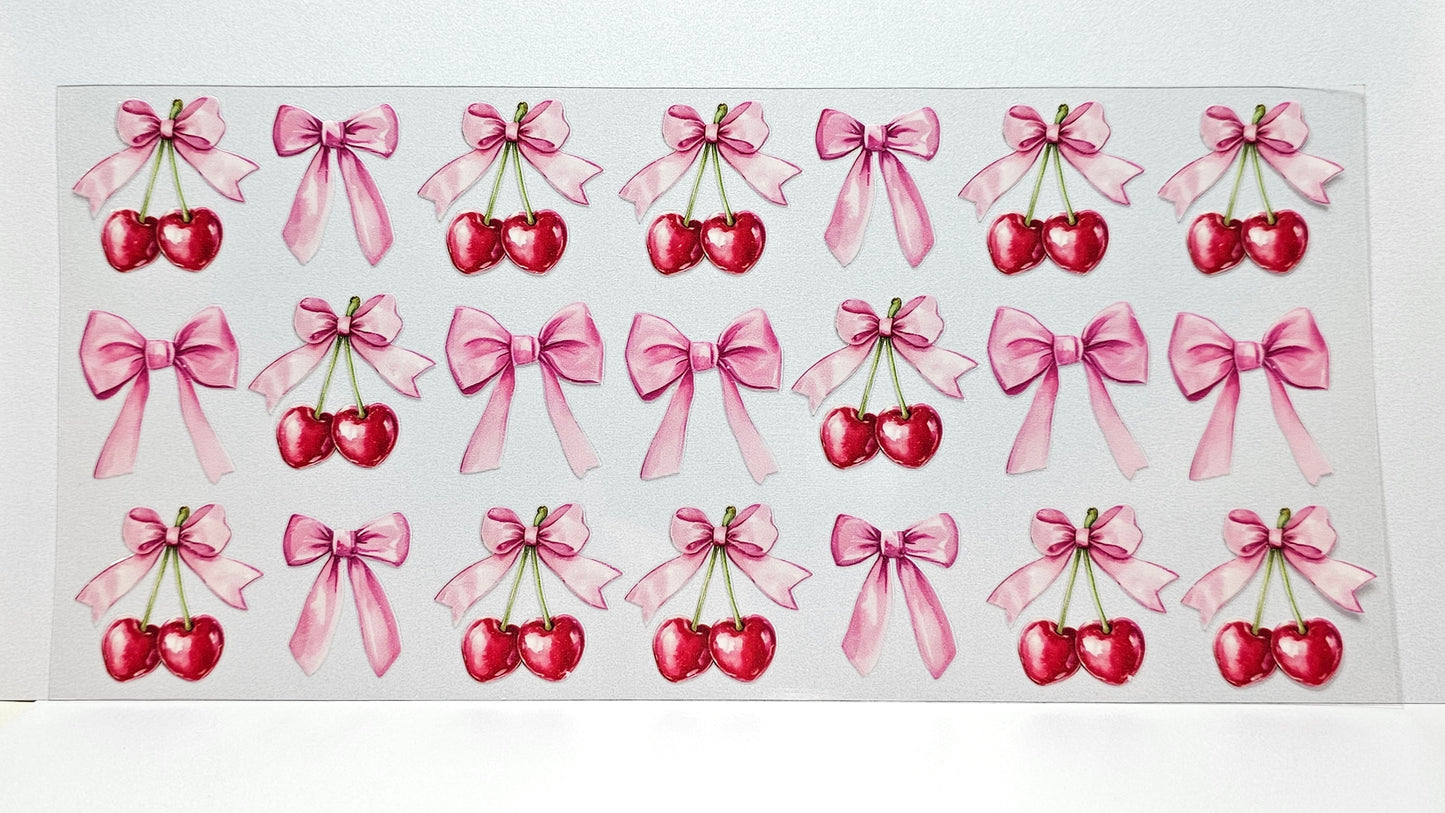 Cherries and Bows UVDTF Wrap 16 oz
