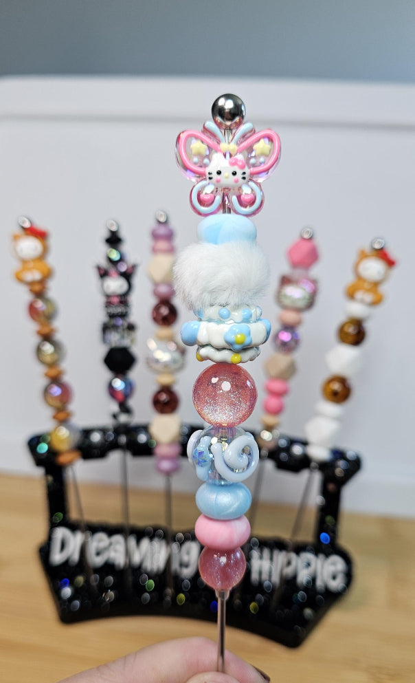 Beaded Stainless Steel Pokey Tool / Sanrio / Cookie Scribe, Vinyl Weeding, Snow Globe Pokey Tool