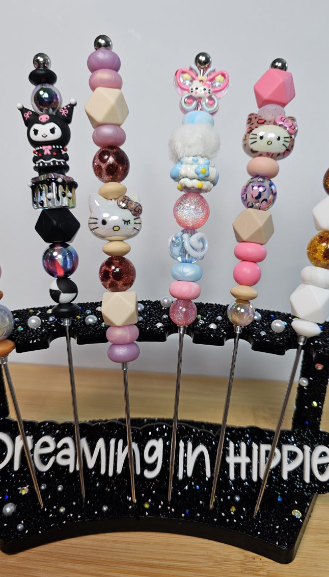 Beaded Stainless Steel Pokey Tool / Sanrio / Cookie Scribe, Vinyl Weeding, Snow Globe Pokey Tool