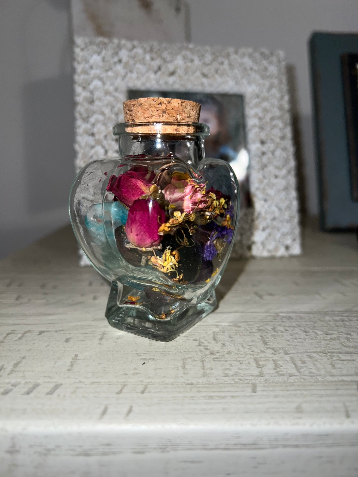 Petals of Healing™ CUSTOM Jar | Custom Personalized Crystal Healing Jar | Personalized Spiritual Gift