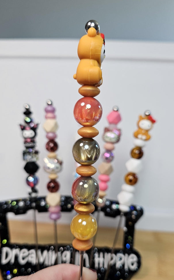 Beaded Stainless Steel Pokey Tool / Sanrio / Cookie Scribe, Vinyl Weeding, Snow Globe Pokey Tool