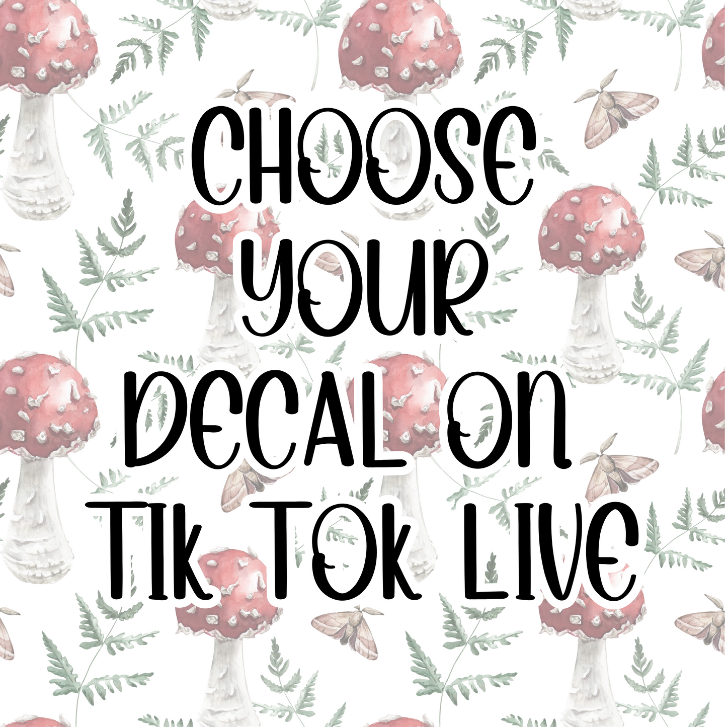 Choose Decal For Tik Tok Live