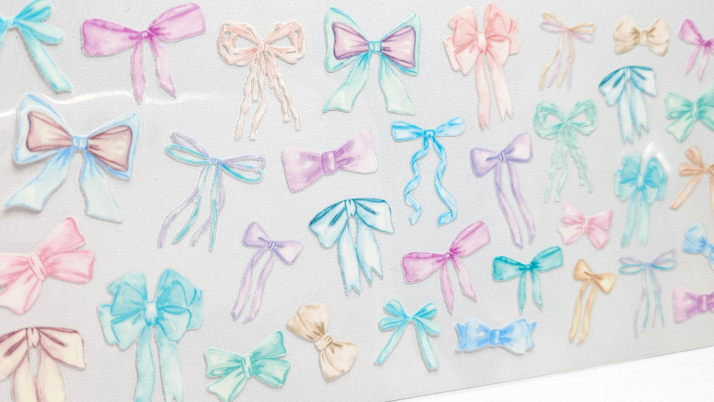 Multicolored Bows UVDTF Wrap 16 oz