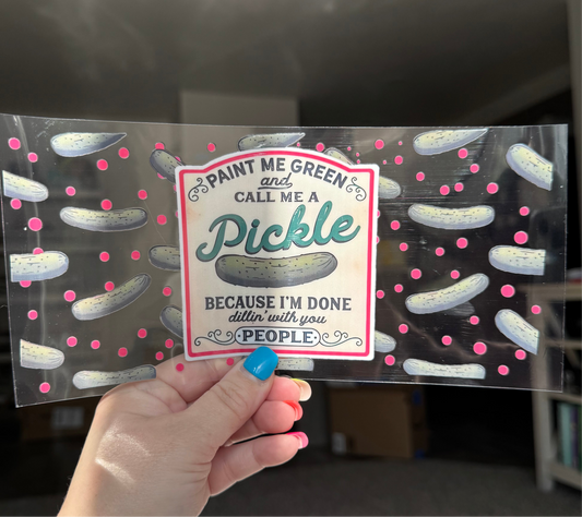 Pickles Sarcastic Funny UVDTF Wrap 16 oz