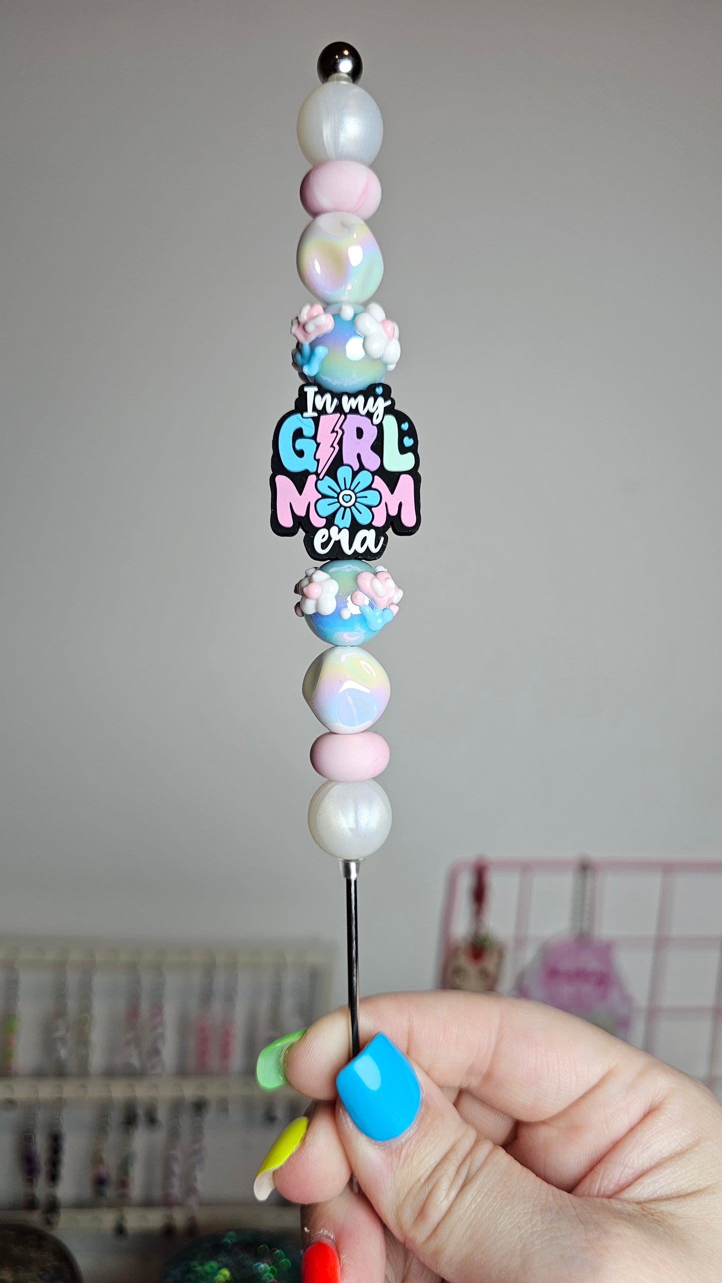 Girl Mom Era / Mothers Day Gift / Snow Globe Tumbler Pokey Tool / Weeding Tool