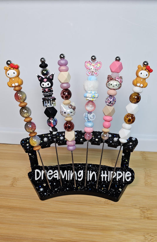 Beaded Stainless Steel Pokey Tool / Sanrio / Cookie Scribe, Vinyl Weeding, Snow Globe Pokey Tool