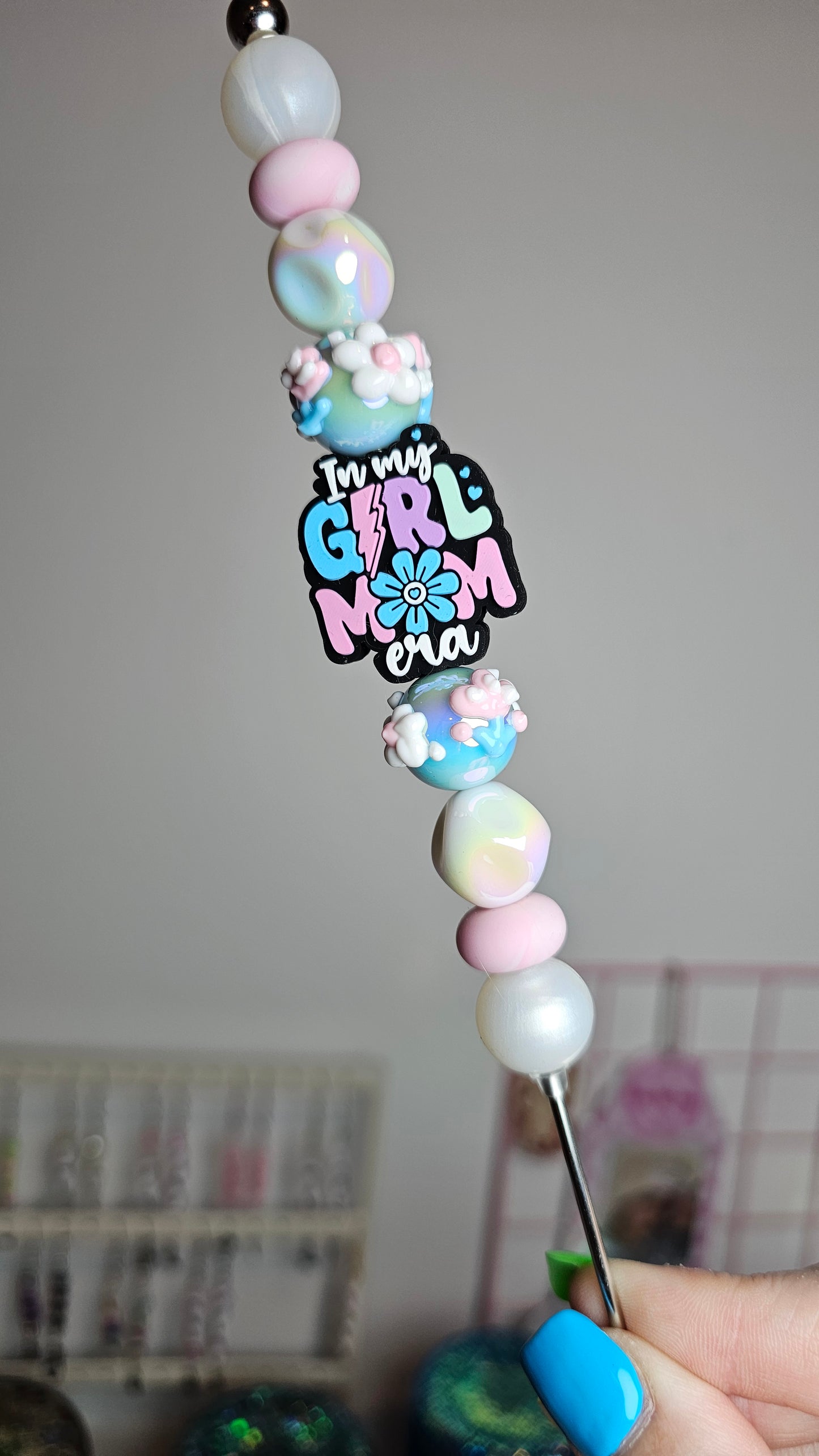 Girl Mom Era / Mothers Day Gift / Snow Globe Tumbler Pokey Tool / Weeding Tool