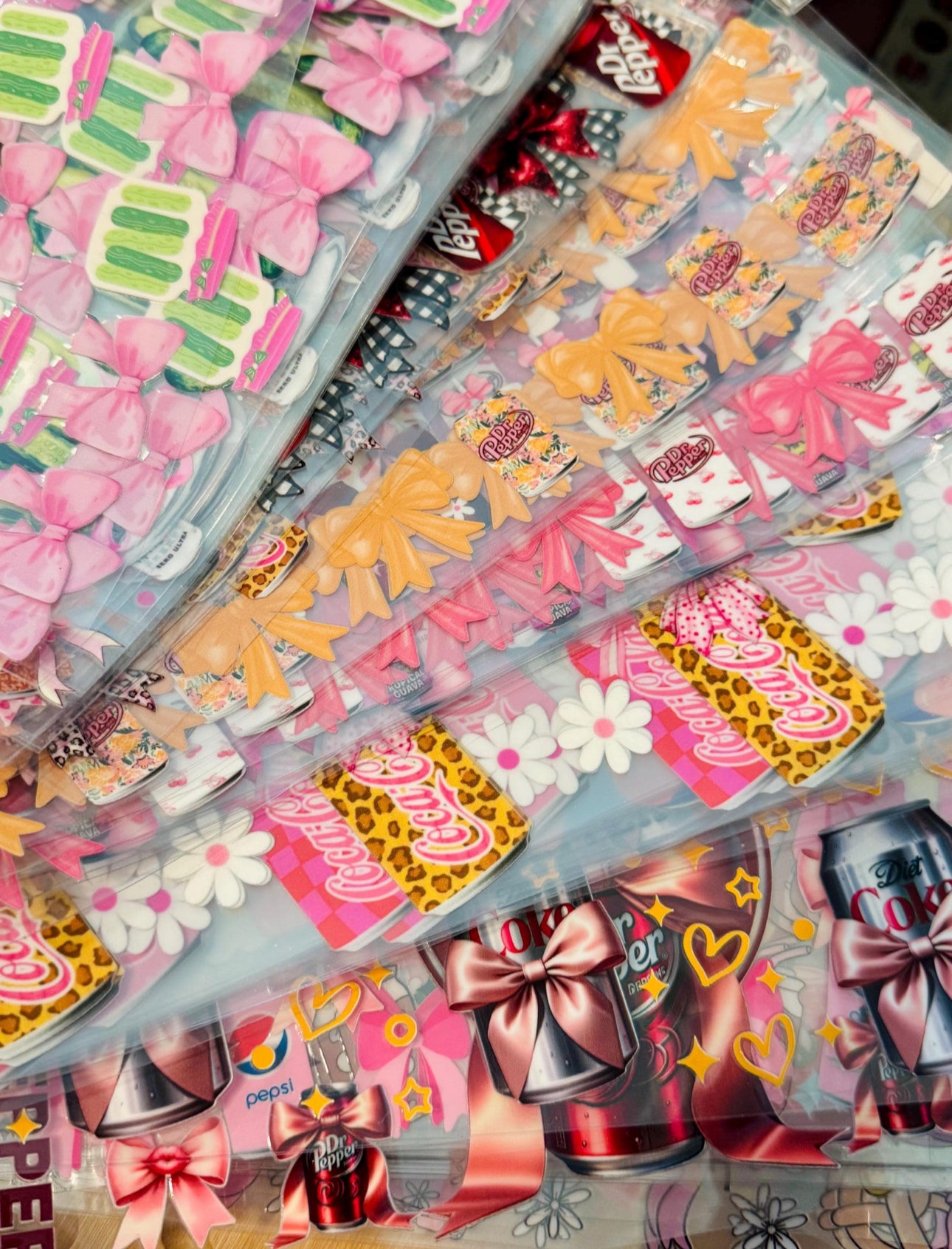 SODA 10 Bulk Order UVDTF / Choice of adding Pickle Wraps / Drink UVDTF 16 Oz Cup Tumbler Wrap